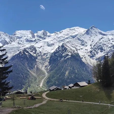 Balcony Overlooking The Mont-blanc Chainparking