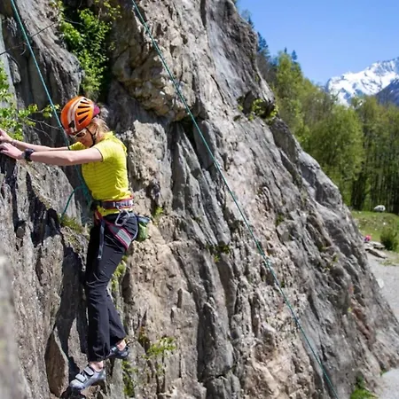 Apartment Balcony Overlooking The Mont-blanc Chainparking